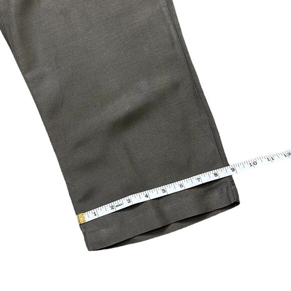 Sandro Linen Blend High Rise Cropped Pants with Rope Tie Belt Size 6 - Picture 8 of 11